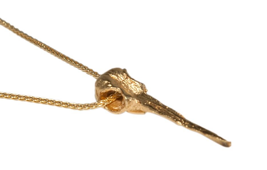 Hummingbird Skull Pendant