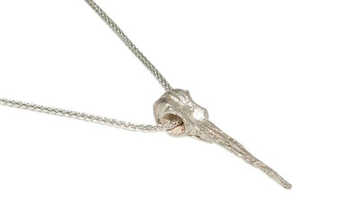 Hummingbird Skull Pendant