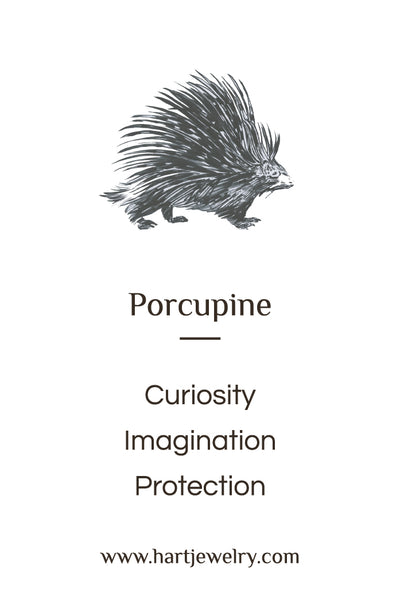 Porcupine Totem Pendant